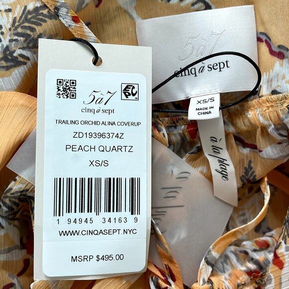 Cinq A Sept Trailing Orchid Alina Dress XS/S NWT - Picture 6 of 9